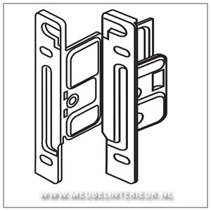 frontbevestiging blum metabox lade