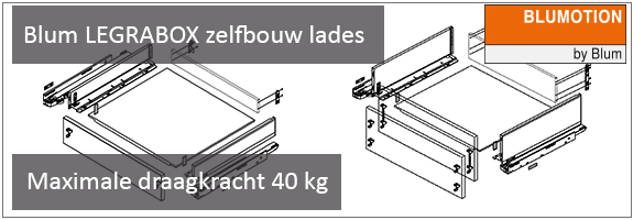 Blum LEGRABOX zelfbouw lade