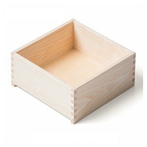 Houten lade essen hoogte 295-395 mm