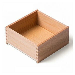 Houten lade ceder hoogte 55-115 mm