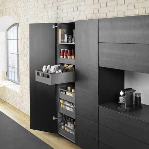 Space Tower Legrabox set 2, kastbreedte 400 - 600 mm, met reling