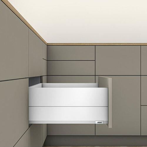 Blum MERIVOBOX lade, inbouwhoogte 209mm (E) met boxcap