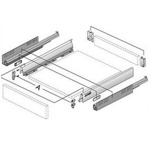 Hettich Innotech ladeset 144 mm